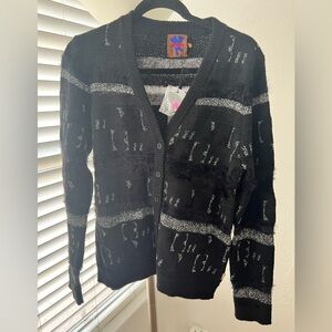 Heaven by Marc Jacobs Loopy Logo Cardigan Sweater